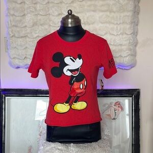 Disney Kids Red Mickey Mouse T-Shirt